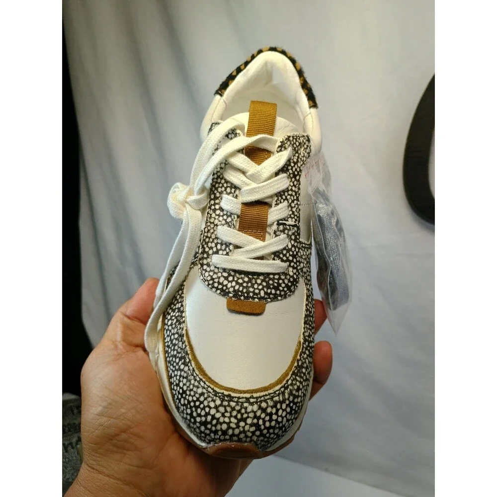 Madewell Kickoff Trainer sneakers Calf Hair Size 6 M Women